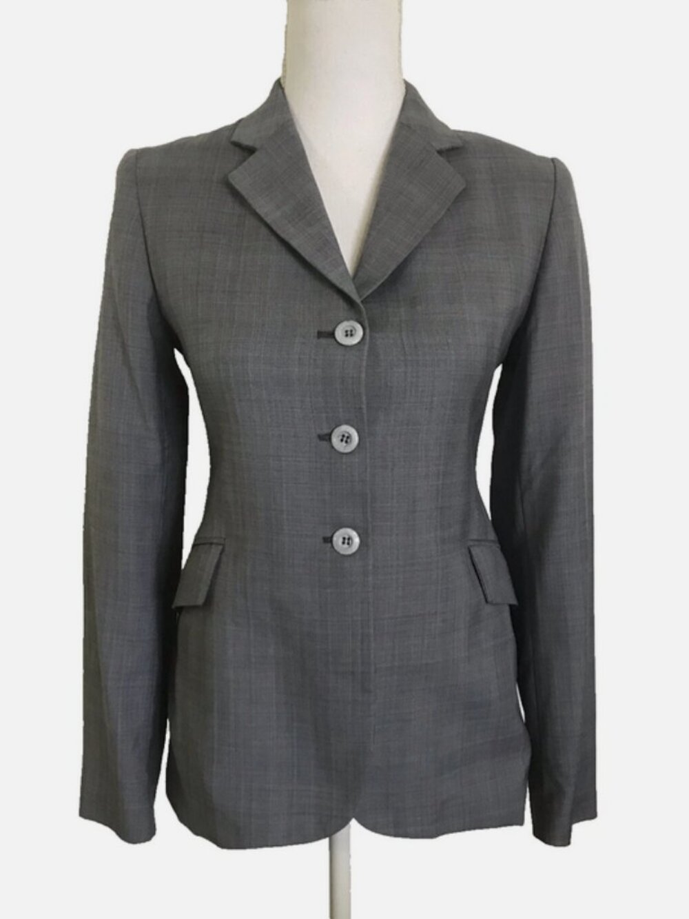 GRAND PRIX Grey Show Coat Youth 18R Ladies 0 Riding Jacket Equestrian